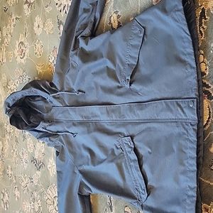 Gray Columbia windbreaker